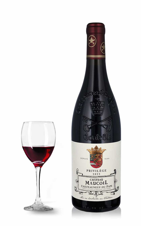 Chateauneuf du Pape Château Maucoil Privilege 2023 - Bottle Hero