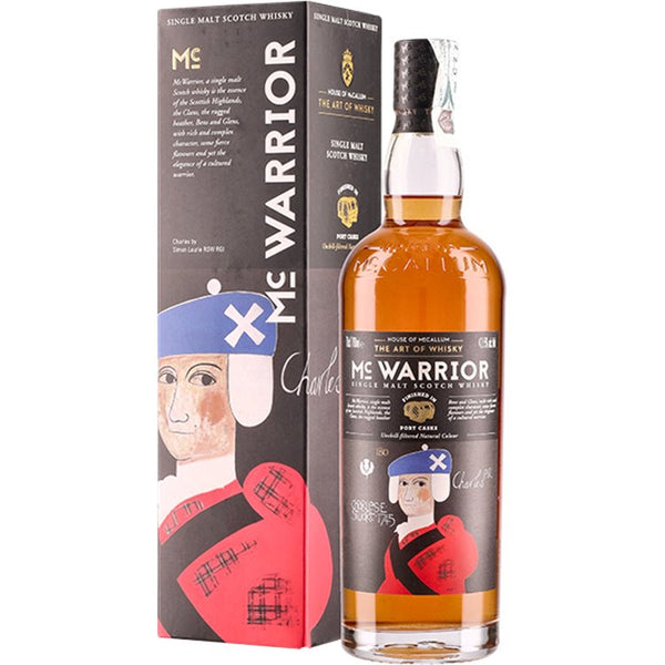 Mc Warrior Single Malt Scotch Whisky i gaveæske 43,5% - Bottle Hero