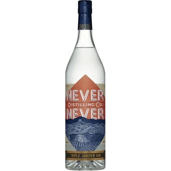 Never Destilling Company, Never Never Triple Juniper Gin - Bottle Hero