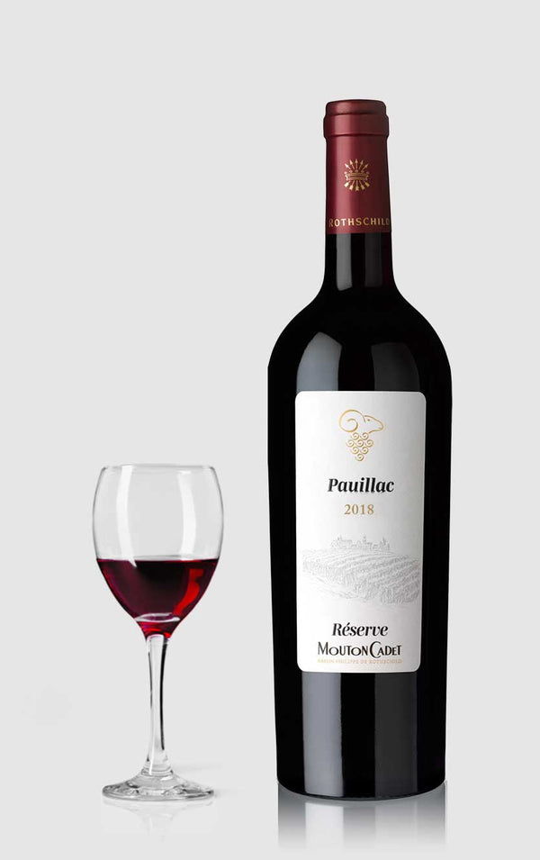 Château Mouton Rothschild, Mouton Cadet Réserve Paulliac 2018 - Bottle Hero