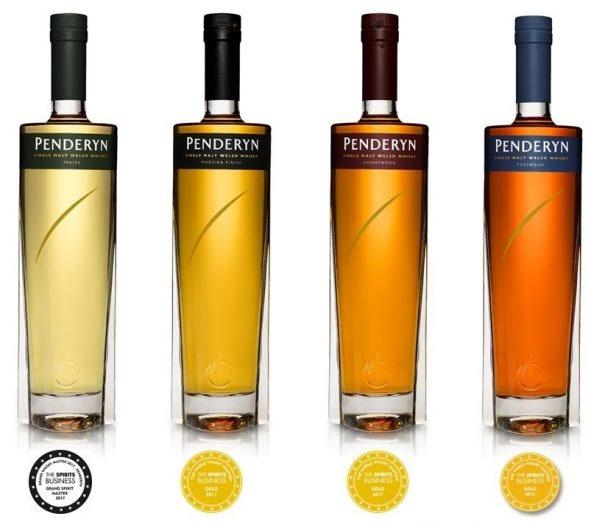 Penderyn Destillery Welsh Gold Single Malt Complete Series 46% - Bottle Hero