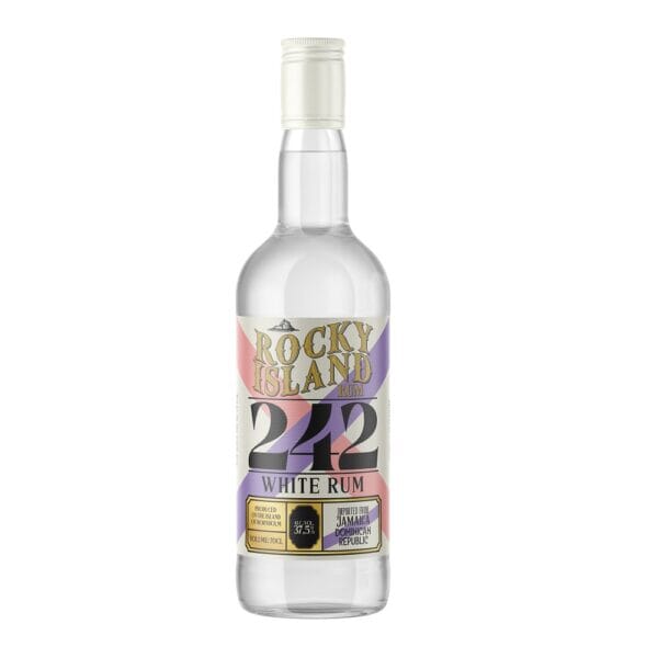 Rocky Island 242 White Rum 37,5% - Bottle Hero