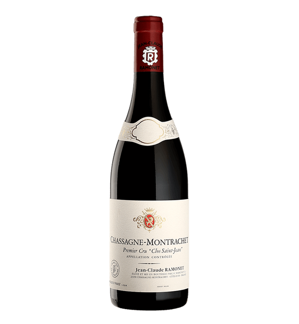 Domaine Jean Claude Ramonet Chassagne Montrachet 1er Cru Clos St Jean Rouge 2018 - Bottle Hero
