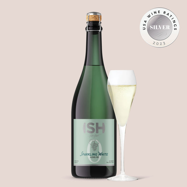 ISH Spirits, Alcohol-Free Sparkling White, 750 ml - Bottle Hero