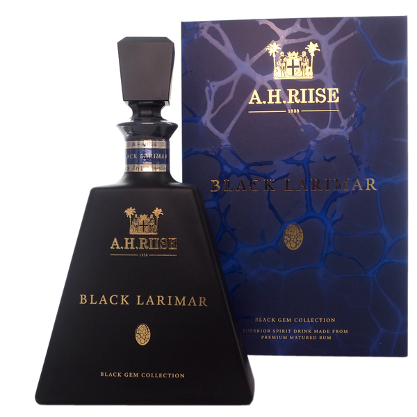 A. H. Riise Black Gem Collection- Black Larimar. - Bottle Hero