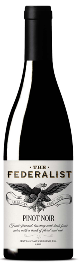 The Federalist  Pinot Noir 2022 - Bottle Hero