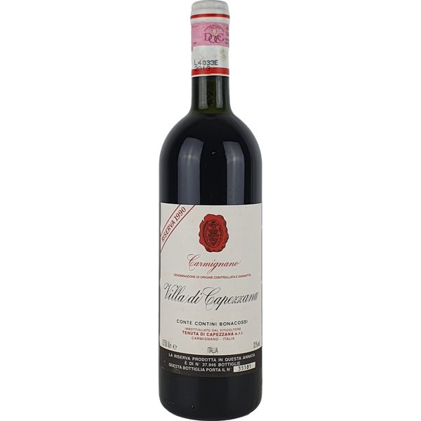 Capezzana Carmignano Riserva 1990 - 0,75l - Bottle Hero