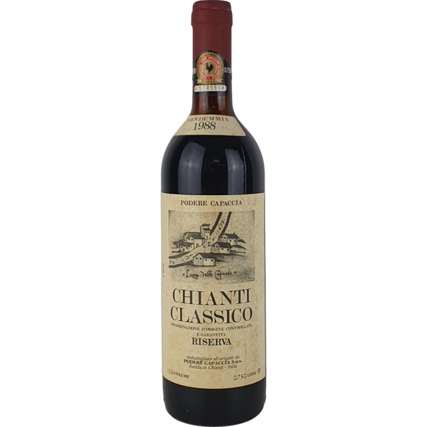 Capaccia Chianti Classico Riserva 1988 - 0,75l - Bottle Hero