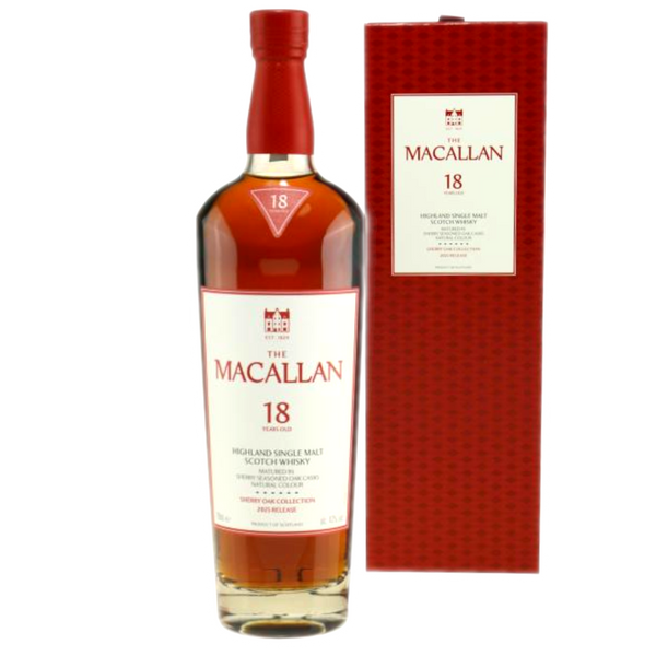 Macallan 18 Years Sherry Oak Cask 2025 Release - Bottle Hero