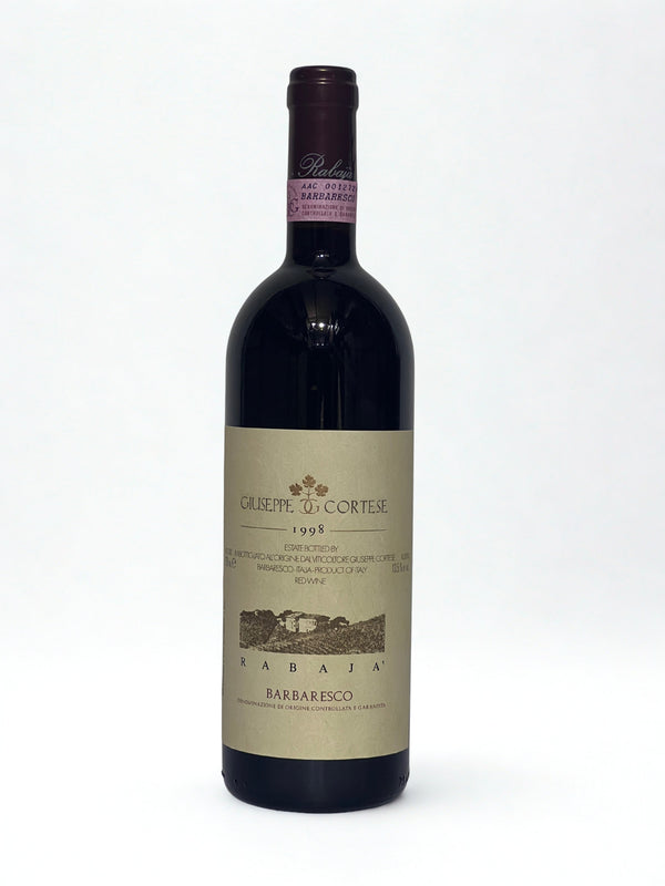 Giuseppe Cortese, Barbaresco Rabaja 1998 - Bottle Hero
