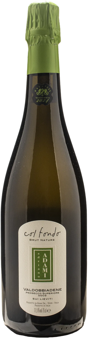 Adami Valdobbiadene Prosecco Superiore Col Fondo sui lieviti Brut Nature 2024