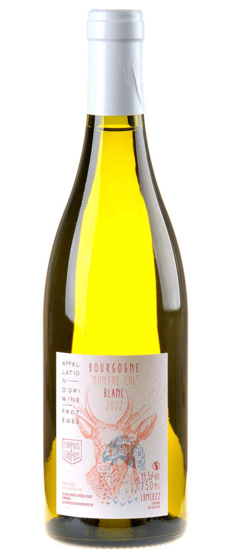 Chapuis Frères Bourgogne Montre cul Blanc 2022 white - Bottle Hero