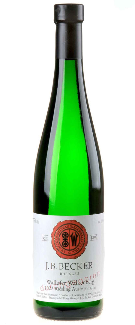J.B.Becker Riesling Wallufer Walkenberg Auslese durchgegoren 2022 white - Bottle Hero
