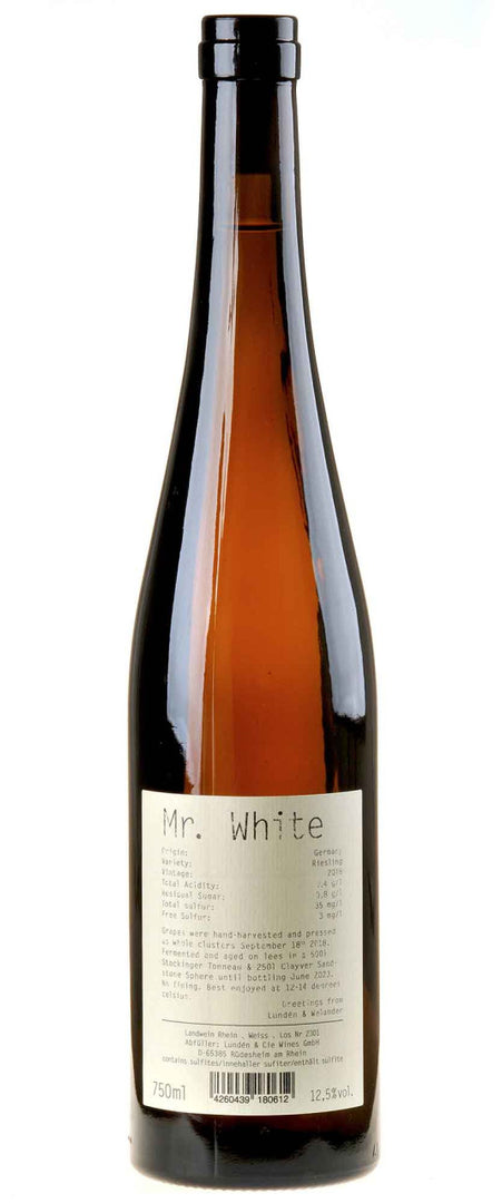 Lundén & Welander Riesling Mr. White 2018 white - Bottle Hero