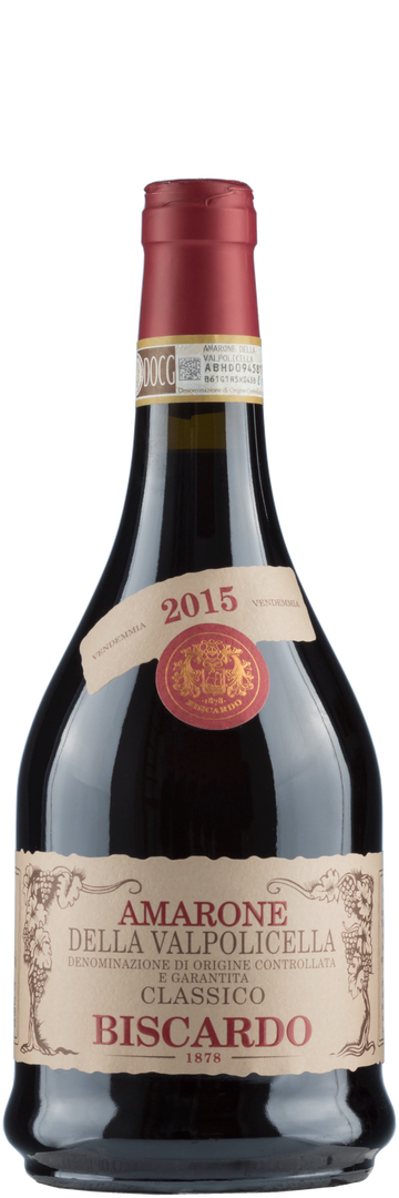Biscardo, Amarone della Valpolicella Classico 2022 - Bottle Hero