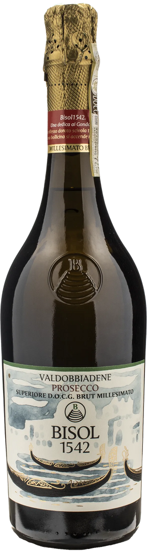 Bisol 1542 Valdobbiadene Prosecco Superiore Brut Millesimato I Gondolieri 2024