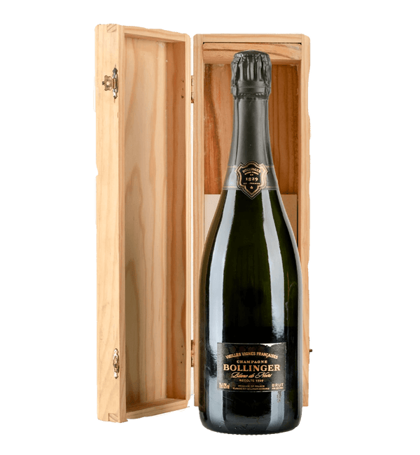 Bollinger Vieilles Vignes Françaises Blanc De Noirs Brut Champagne 1999 - gaveæske - Bottle Hero