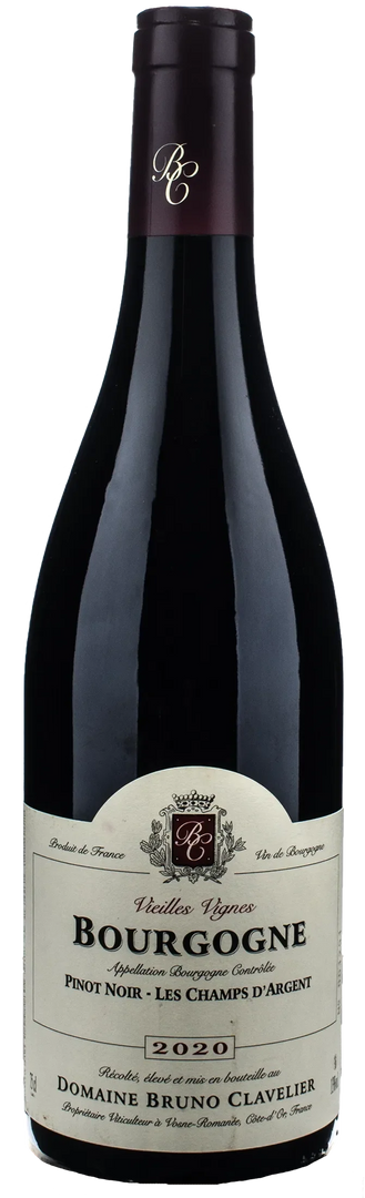 Bruno Clavelier Bourgogne Pinot Noir Les Champs d'Argent 2020 - Bottle Hero