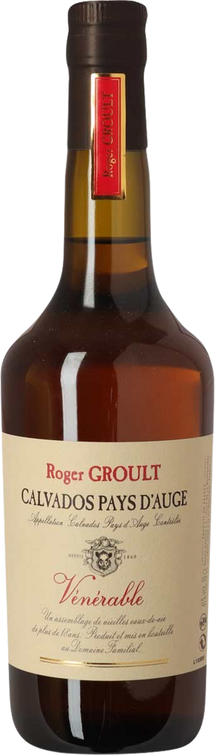 Calvados Vénérable, Roger Groult, Clos de la Hurvanière, Pays d'Auge, 0,5 l.