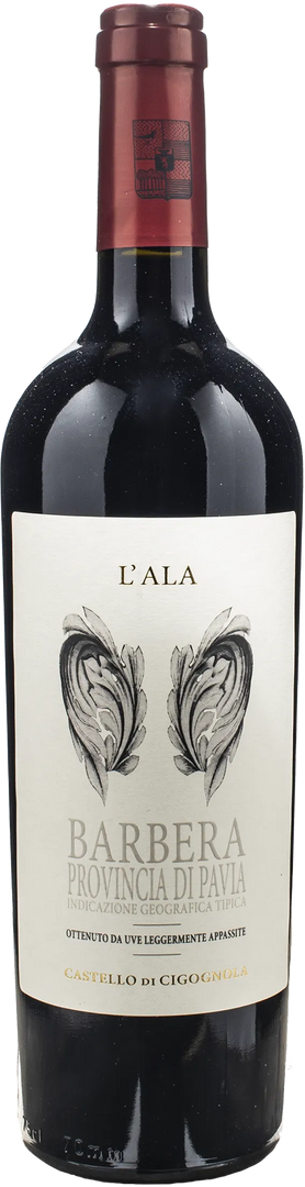 Castello di Cigognola Barbera Leggermente Appassito L'Ala 2022 - Bottle Hero