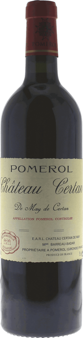 Certan De May Pomerol, 2019 - Bottle Hero