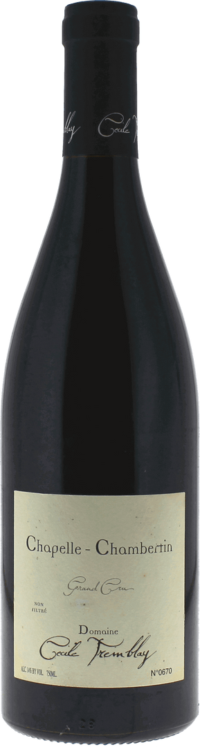 Chapelle Chambertin Grand Cru Domaine Tremblay Cécile, 2009 - Bottle Hero