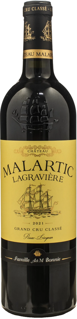 Chateau Malartic Lagraviere Pessac Leognan Grand Cru Classe des Graves Rouge 2021