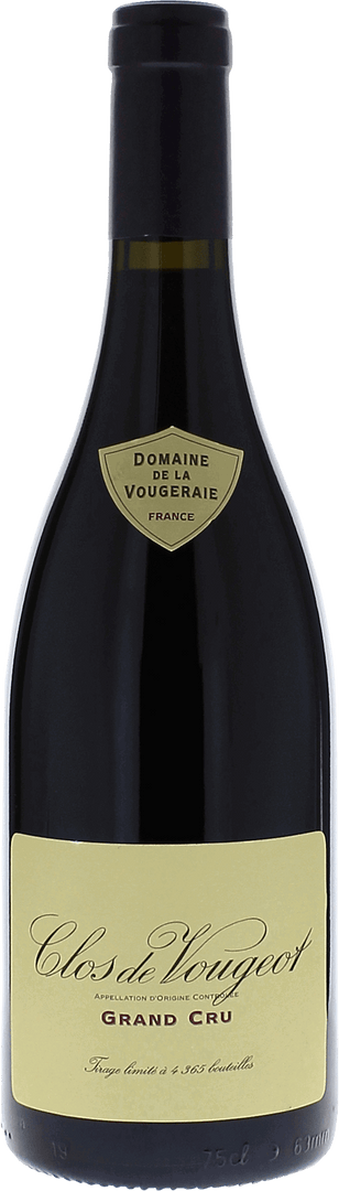 Clos Vougeot Grand Cru Domaine Vougeraie, 2022 - Bottle Hero