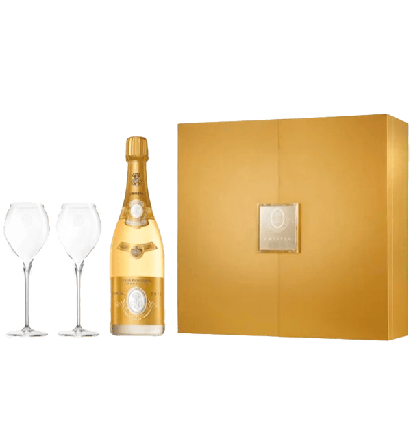 Louis Roederer Cristal 2012 med 2 glas - Bottle Hero