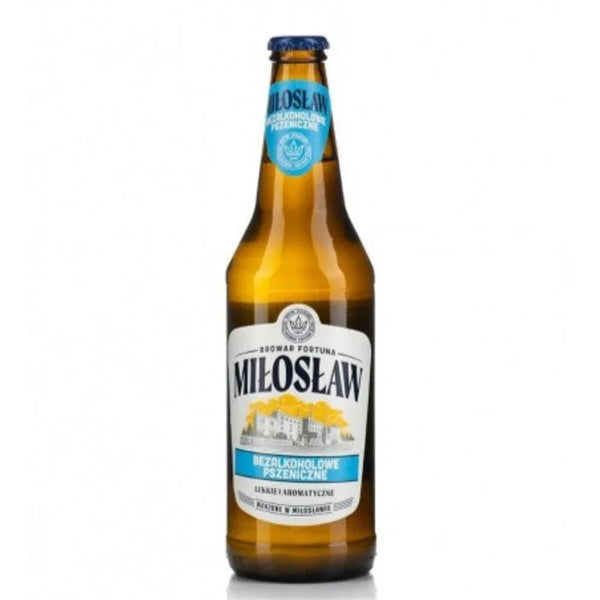 DATOKUP: Miloslaw Alkoholfri Hvedeøl 10 x 50 cl - Bottle Hero
