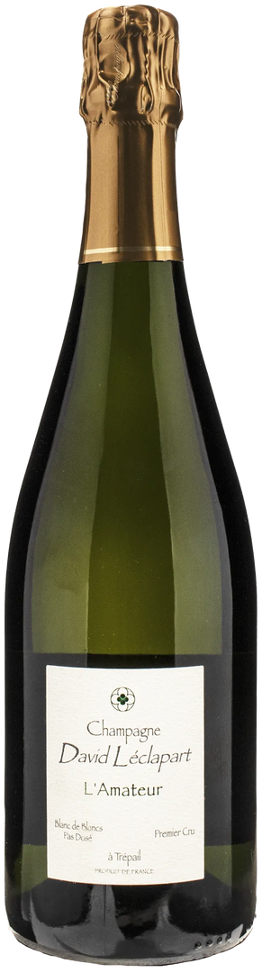 David Leclapart Champagne 1er Cru Blanc de Blancs Pas Dose L'Amateur