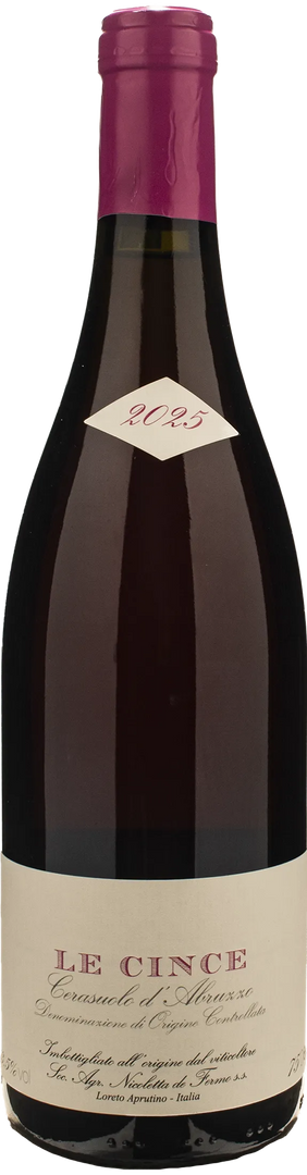 De Fermo Cerasuolo d'Abruzzo Le Cince 2025 - Bottle Hero