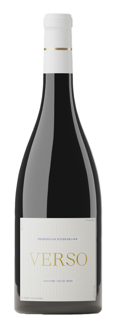 Campi Deantera, Primitivo di Manduria Verso Vecchie Vigne 2020 - Bottle Hero
