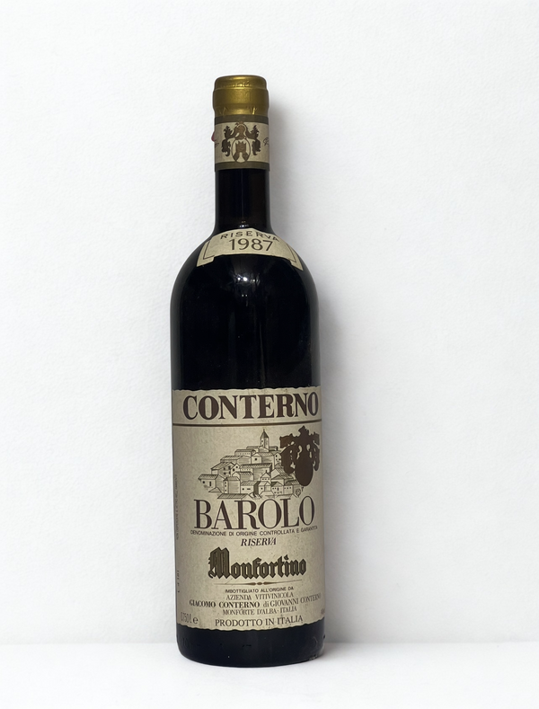 Giacomo Conterno, Barolo Monfortino Riserva 1987 - Bottle Hero