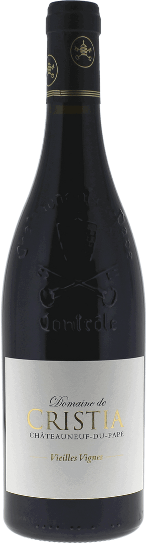 Domaine De Cristia Vieilles Vignes Châteauneuf-Du-Pape, 2020 - Bottle Hero