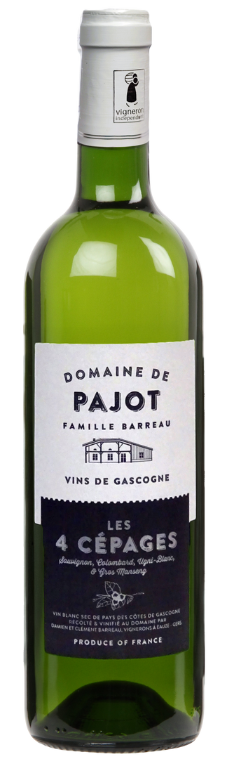 Domaine de Pajot, Côtes de Gascogne Les Quatre Cépages ØKO, 2024 - Bottle Hero