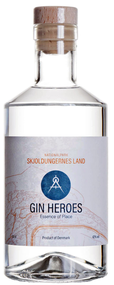 Bullseye Spirits Distillery, Gin Heroes Nationalpark Skjoldungernes Land ØKO - bottlehero.dk