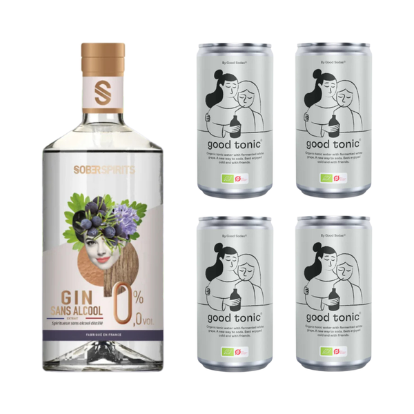 Sober Spirits Alkoholfri Gin & Tonic Drinkskasse - Bottle Hero