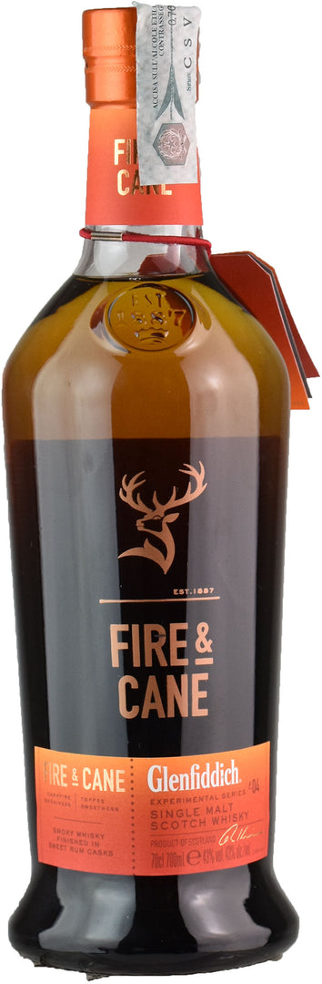 Glenfiddich Whisky Fire & Cane 0.7L - Bottle Hero