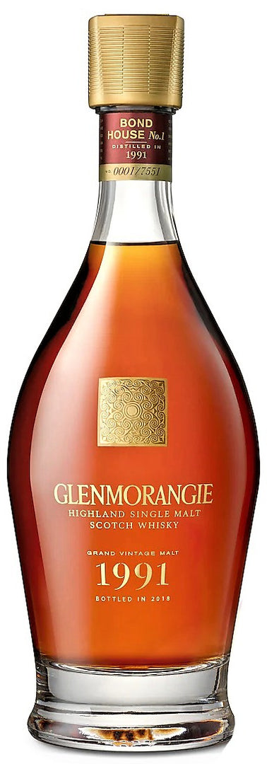 Glenmorangie Distillery, Glenmorangie Whisky Grand Vintage Malt 1991 - bottlehero.dk