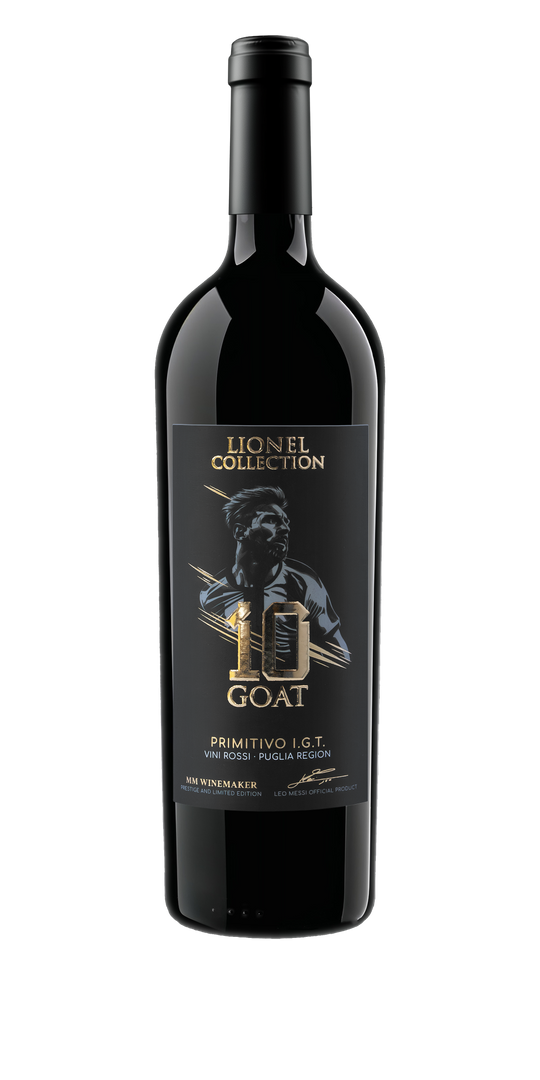 2022 Lionel Messi Collection Lionel Goat 10 Primitivo - Bottle Hero