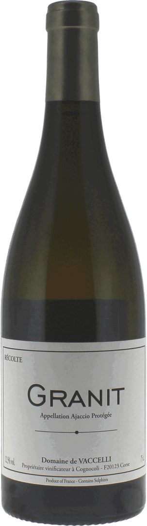 Granit Blanc Domaine Vaccelli Ajaccio, 2019 - Bottle Hero