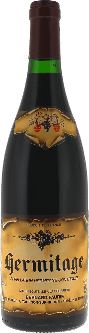 Hermitage Rouge Le Meal Faurie Bernard Hermitage, 1995 - Bottle Hero