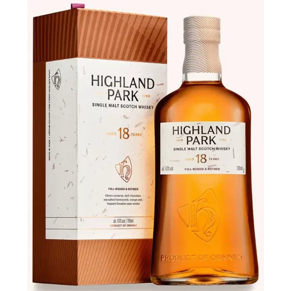 Highland Park Single Malt 18 YO 43% - Bottle Hero