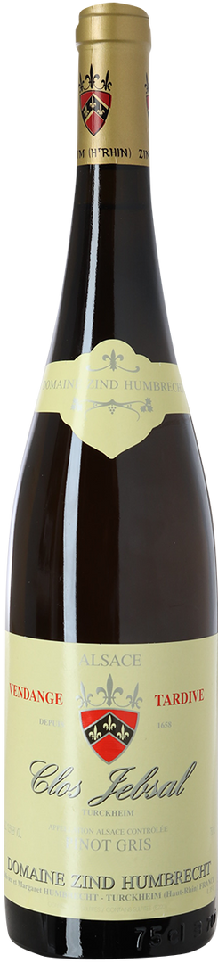 2015 Pinot Gris Clos Jebsal Vendange Tardive, Monopole Domaine Zind-Humbrecht - Bottle Hero