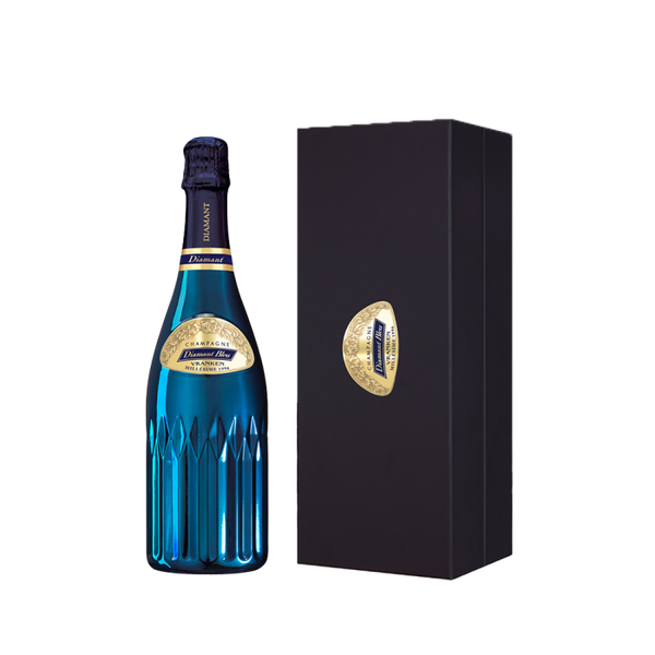 1996 Champagne Vranken Cuvée Diamant Blue in luxe coffret - Bottle Hero