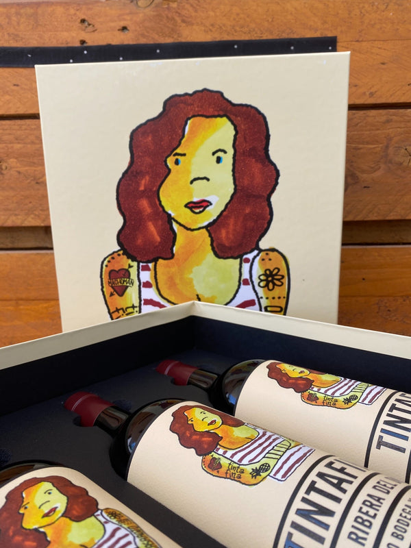 Casa Rojo Love is Wine Box - Tintafina & Macho Man - Bottle Hero
