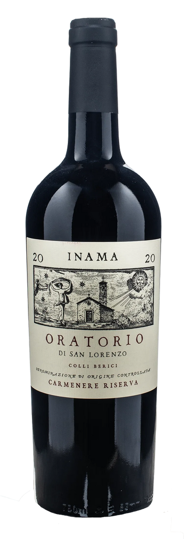 Inama Carmenere Riserva Oratorio San Lorenzo 2020 - Bottle Hero