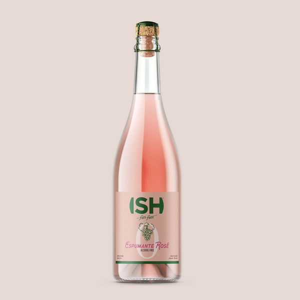 ISH Spirits, Alcohol-Free Espumante Rosé, 750 ml - Bottle Hero