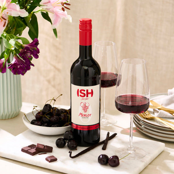 ISH Spirits, Alcohol-Free French Merlot, 750 ml